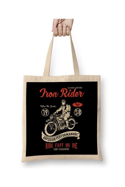 dekado حقيبة حمل Motorbik eIron Rider Racers Club بمقبض طويل
