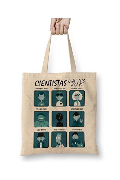 dekado Cientistas Cloth Bag Long Handle