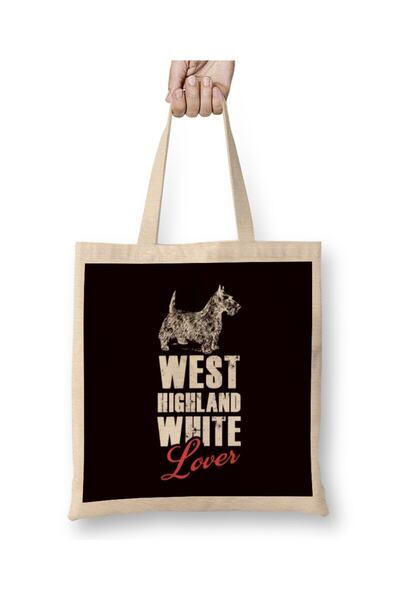 dekado حقيبة حمل من West Highland Terrier Lover Westie Owner Dog Breed Animal...