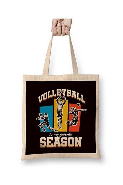 dekado Volleyball Favorite Season Ball Sports Volleyball Player Cloth Bag Lon...