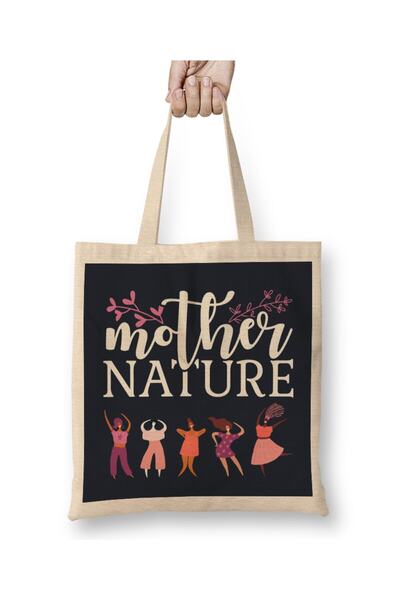 dekado Girl Power Mother Nature Cloth Bag Long Handle