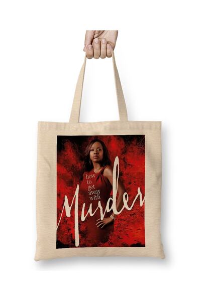 Generic Brand حقيبة قماشية من How To Get Away With Murder بمقبض طويل