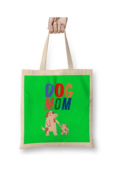 Generic Brand Funny Dog MOM Lover Gift For Women Men Tote Bag Long Handle