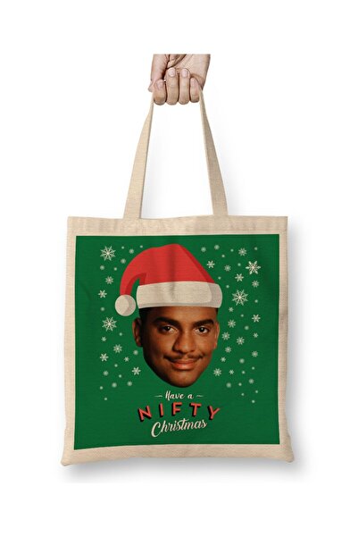 dekado حقيبة كارلتون بانكس Have A Nifty Christmas Fresh Prince ذات مقبض طويل