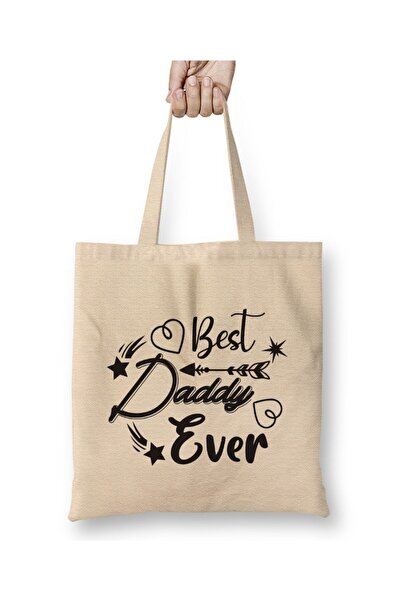 dekado Father's Day Gift for Dad 01 Cloth Bag with Long Handle