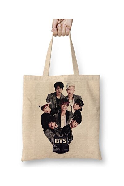 dekado حقيبة قماش BTS 01 بيد طويلة