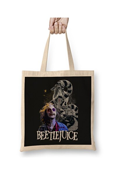 dekado Beetlejuice Horror Tote Bag Long Handle