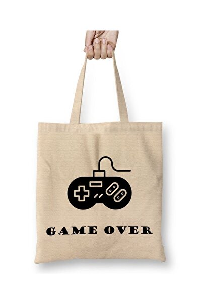 dekado Gamer Game Over Cloth Bag Long Handle