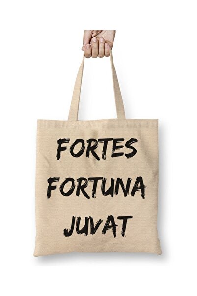 Generic Brand A Sorte Favorece Os Fortes Fortes Fortuna Juvat Tote Bag Long H...
