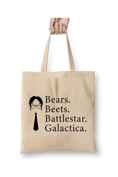 dekado حقيبة حمل من Bears Beets Battlestar Galactica بمقبض طويل