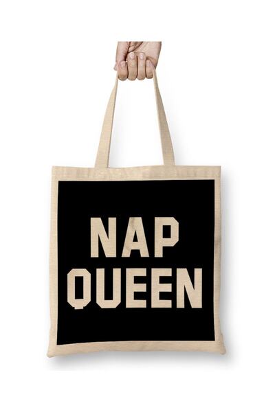 dekado حقيبة حمل ذات مقبض طويل باللون الأبيض من Nap Queen