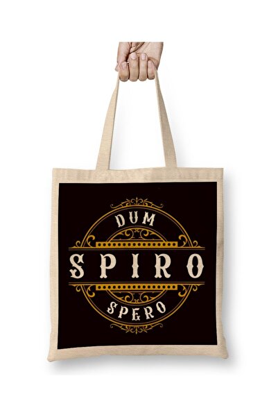 dekado Dum Spiro Spero Language Education اللاتينية Phrase حقيبة قماش تحفيزية...