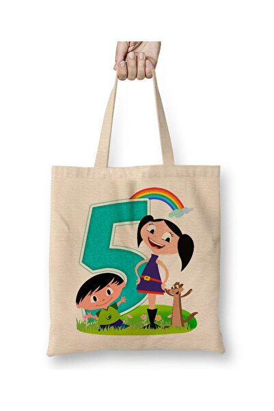 dekado Display Show Da Luna 5 Five Year Old Gift Cloth Bag Long Handle