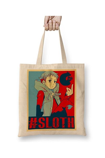 Generic Brand حقيبة The Seven Deadly Sins King Sloth ذات مقبض طويل