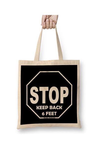 dekado حقيبة قماش Keep Back Stop Keep Back بطول 6 أقدام بمقبض طويل