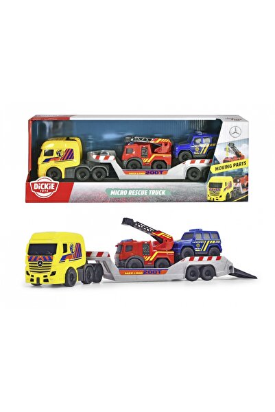 Dickie Toys Mini Camion de Remorcare SOS cu Vehicule 32cm