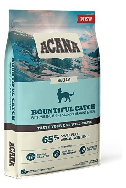 Acana Bountiful Catch Somonlu ve Ringa Balıklı Yetişkin Kedi Maması 4,5 kg