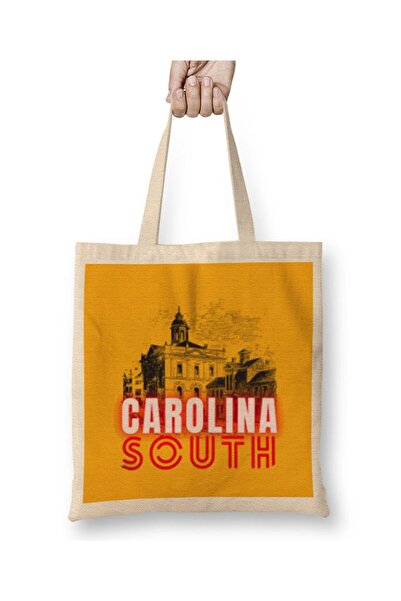 dekado South Carolina state flag gift vintage Retro Rainbow Style Tote Bag Lo...