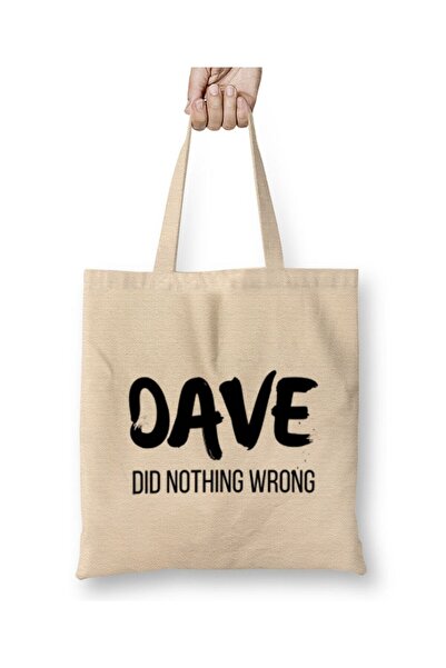 dekado DAVE DID NOTHING WRONG Tote Bag Long Handle