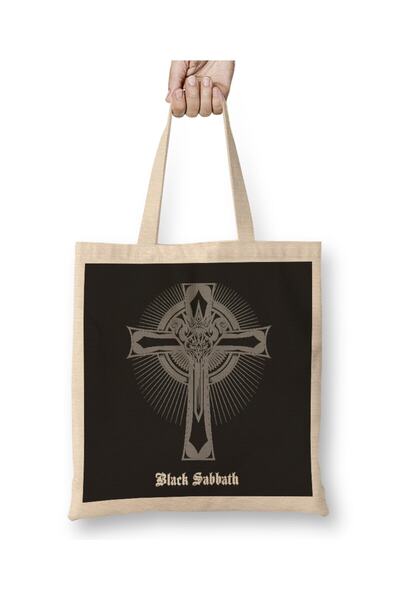 Generic Brand Black Sabbath Symbol Tote Bag Long Handle