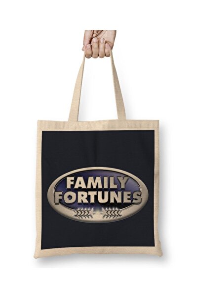 dekado حقيبة حمل بشعار Retro Family Fortunes بمقبض طويل