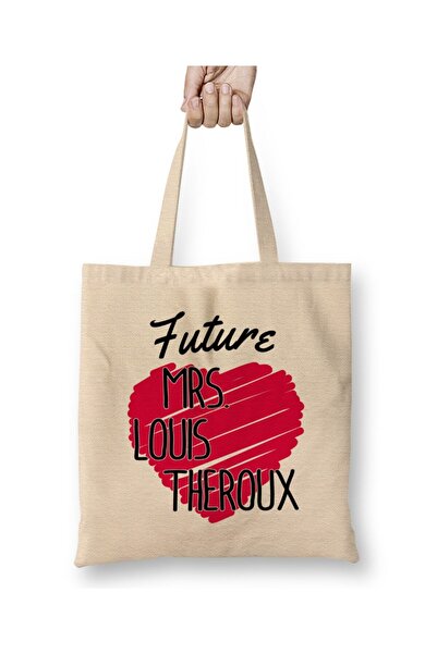 dekado حقيبة يد نسائية من Future Mrs Louis Theroux Love Heart بمقبض طويل
