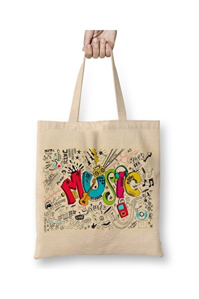 dekado Music Tote Bag Long Handle