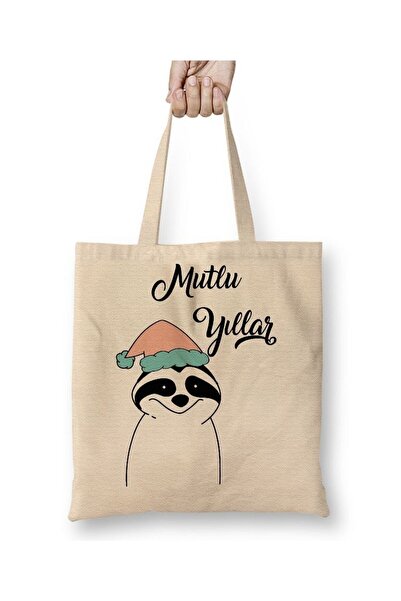 dekado Happy Birthday Cloth Bag with Cute Raccoon Long Handle
