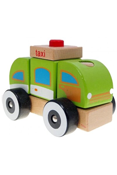 İbox Mașină taxi din lemn (W05C010)