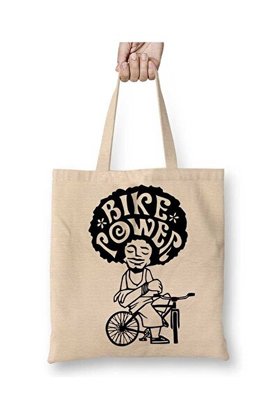 dekado Bike Power Black Cloth Bag Long Handle
