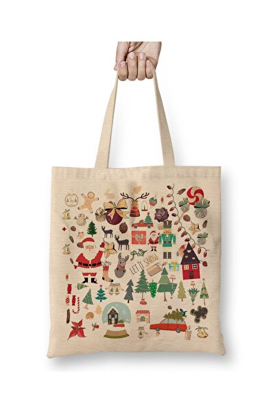 dekado New Year New Year Concept Full Cloth Bag with Long Handle
