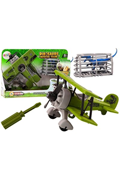 LeanToys Avion Avion ușor Cușcă pentru transportul dinozaurilor Nedesenabilă ...