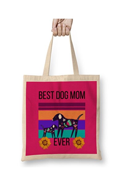 dekado Mothers Day 2021 Tired as a Mother Mom Life Cloth Bag Long Handle