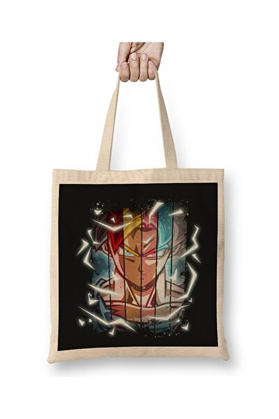 Generic Brand Much More Than a Saiyan Goku Super Saiyan Tote Bag Long Handle