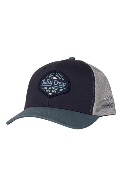Salty Crew Καπέλο Τράκερ με Ρέλι Μπλε Ναυτικό/Σλέιτ "