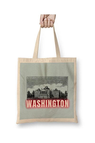 dekado Washington Vintage Tote Bag Long Handle