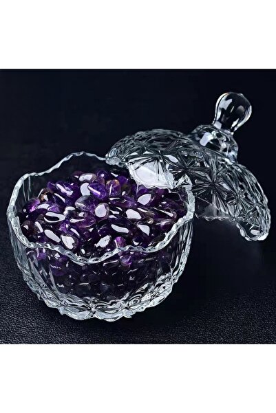 Generic Crystal Glass Bowl for Energy Purification - Includes 400g White Crys...