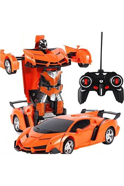 LeanToys Robot Transformabil Auto + Telecomandă Mașină Deformabilă 2 în 1 Mul...