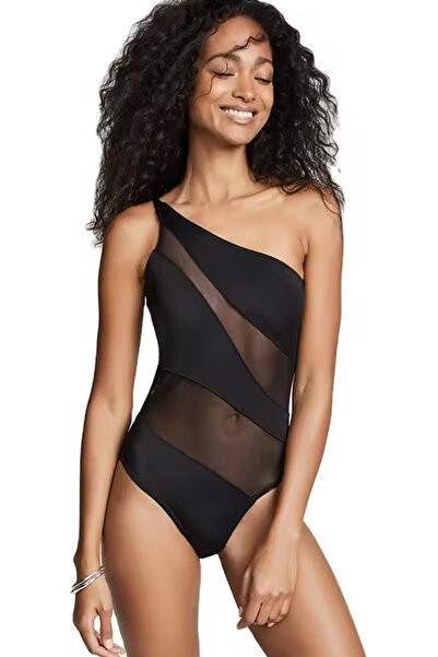 EFAYN.RO Women's swimsuit, one piece, exciting model, with semi-transparent c...