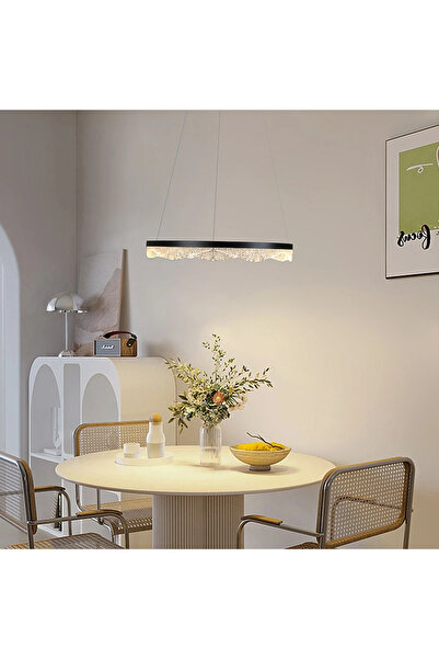 HAMER Black chandelier, 3 lights, 30 watts, 40 cm diameter