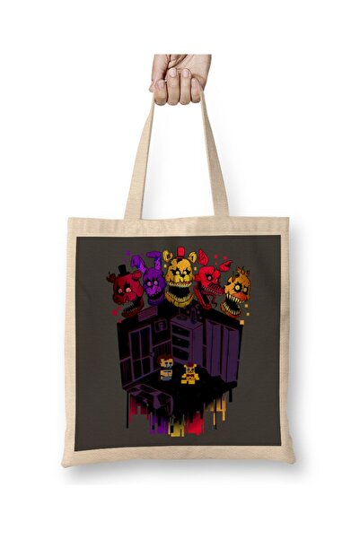 dekado Goodnight Fnaf Cloth Bag Long Handle