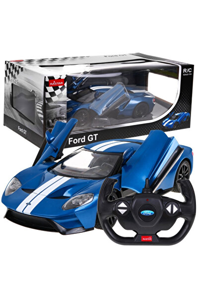 Rastar Ford GT blue model 1:14 Remote Controlled Auto + Remote Control 2.4GHz