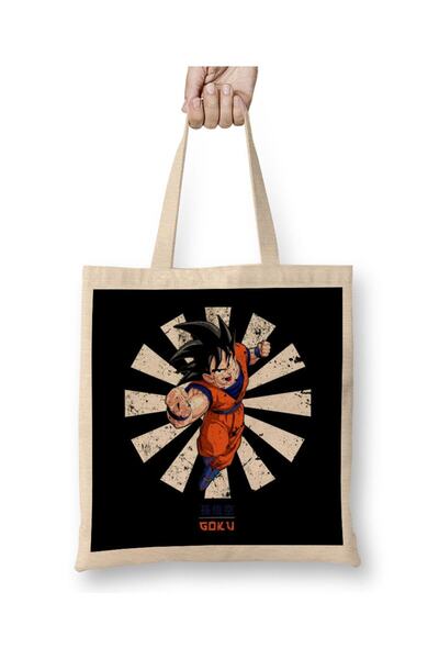 Generic Brand حقيبة حمل Goku Retro اليابانية Dragonball Z بمقبض طويل