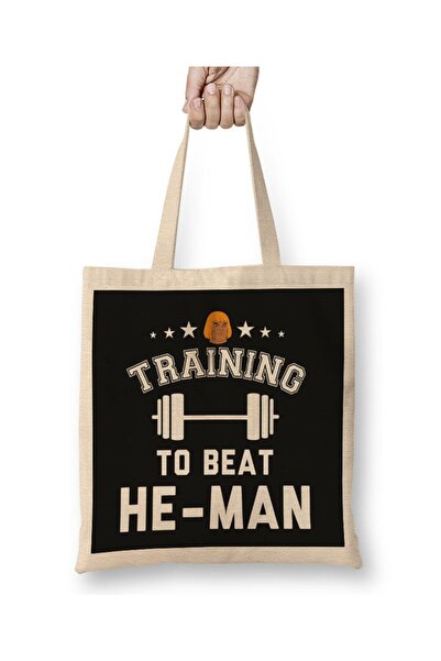 dekado Training To Beat He Man Masters Of The Universe Cloth Bag Long Handle