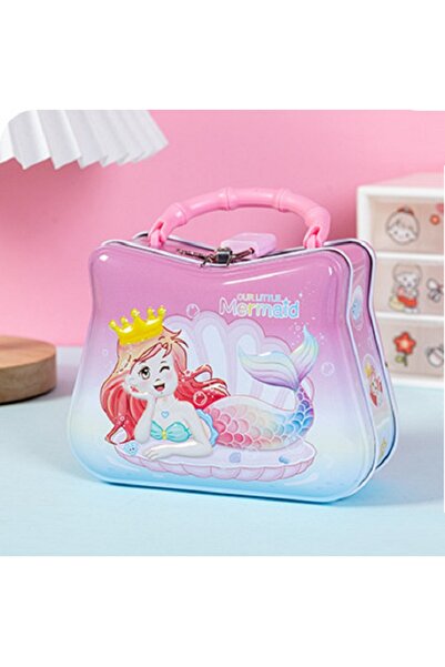 Livava Μεταλλικός κουμπαράς με φιγούρα γοργόνας - Παιδικό κουτί αποταμίευσης ...