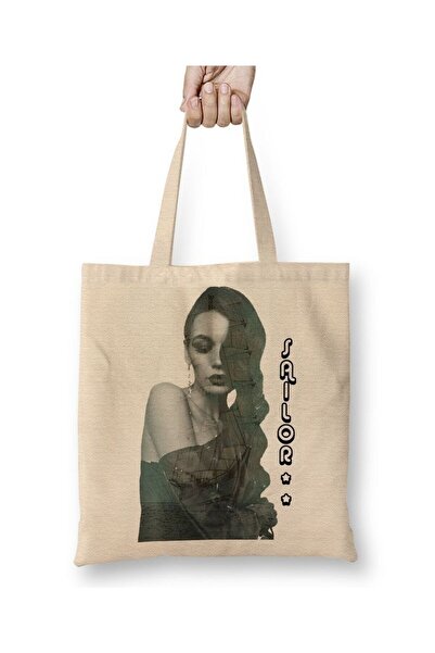 dekado Sailor Meow Cloth Bag Long Handle