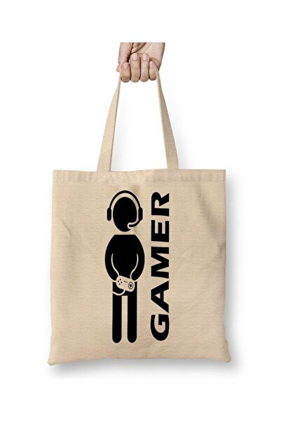 Generic Brand حقيبة قماش Gamer بمقبض طويل