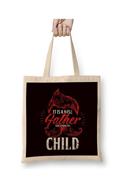 dekado Wise Father That Knows His Child Papa Dad Daddy Poppa Family Tote Bag ...