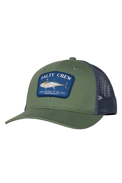 Salty Crew Μεγάλο Μπλε Αμαντέο Ρετρό Καπέλο Τράκερ Μεσαίο Πράσινο/Ναυτικό Μπλε