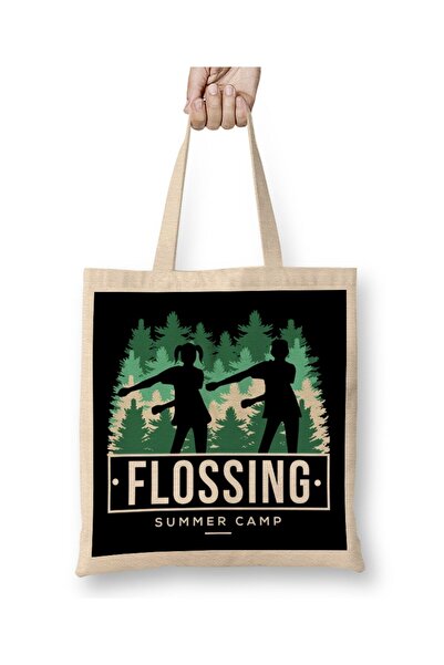 dekado Flossing Summer Camp Tote Bag Long Handle